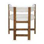 Elegant Barrel-Back Dining Armchair Set of 2