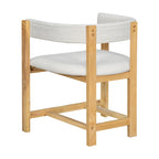 Elegant Barrel-Back Dining Armchair Set of 2