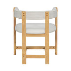 Elegant Barrel-Back Dining Armchair Set of 2