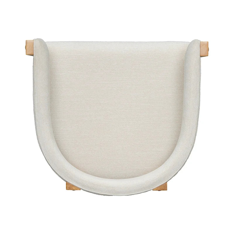 Elegant Barrel-Back Dining Armchair Set of 2