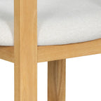 Elegant Barrel-Back Dining Armchair Set of 2