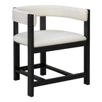 Elegant Barrel-Back Dining Armchair Set of 2