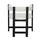 Elegant Barrel-Back Dining Armchair Set of 2