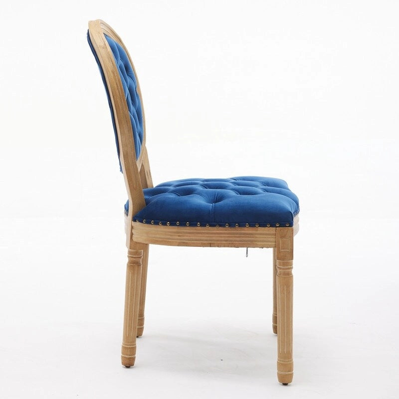 French Dining Chair with Nailhead Trim Set of 6
