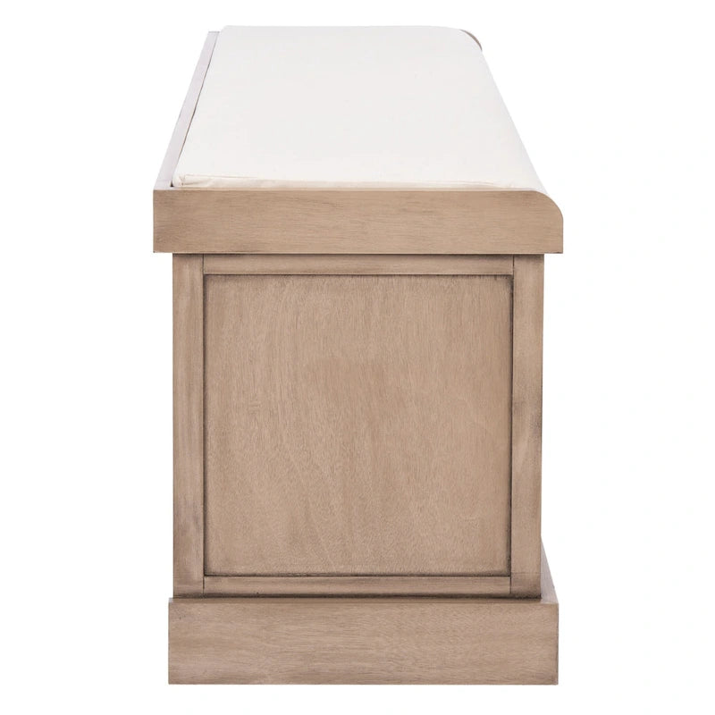 3-Drawer with Cushion Storage Bench - 47.3 W x 15 L x 19 H - 47Wx15Dx19H