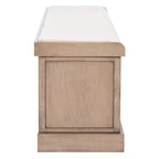 3-Drawer with Cushion Storage Bench - 47.3 W x 15 L x 19 H - 47Wx15Dx19H