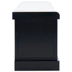 3-Drawer with Cushion Storage Bench - 47.3 W x 15 L x 19 H - 47Wx15Dx19H