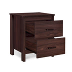 Faux Wood 2 Drawer Nightstands (Set of 2)