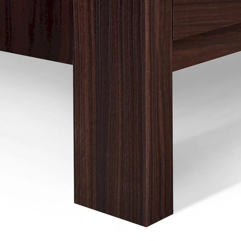 Faux Wood 2 Drawer Nightstands (Set of 2)