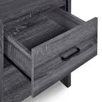 Faux Wood 2 Drawer Nightstands (Set of 2)