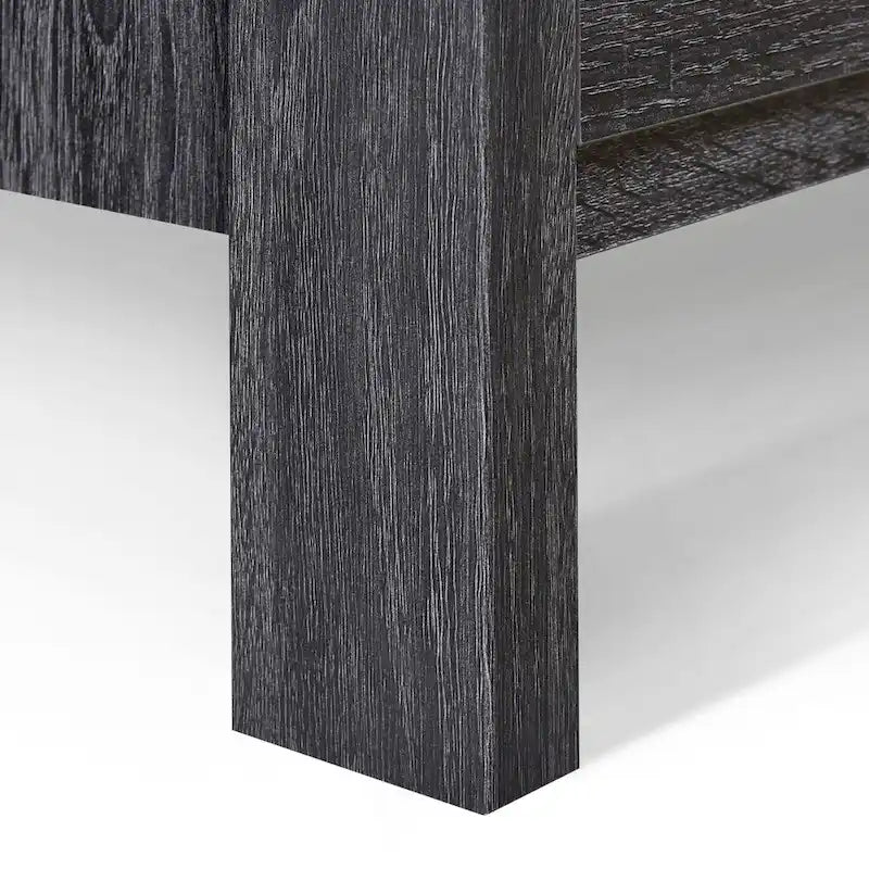 Faux Wood 2 Drawer Nightstands (Set of 2)
