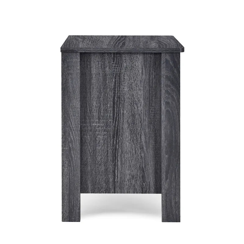 Faux Wood 2 Drawer Nightstands (Set of 2)