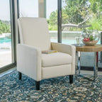 Fabric Pushback Recliner Club Armchair