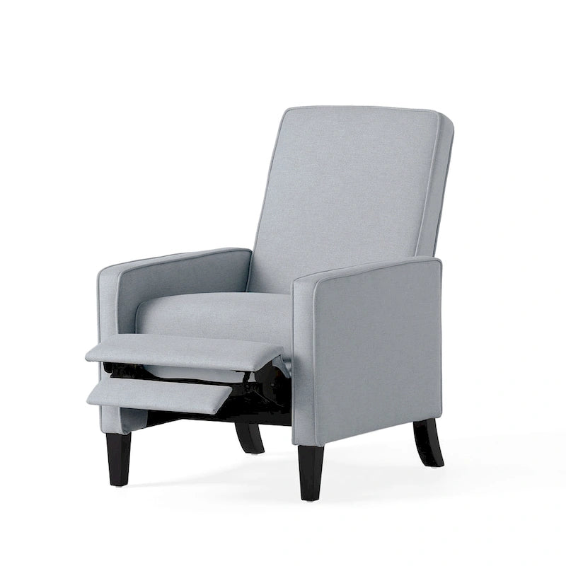 Fabric Pushback Recliner Club Armchair