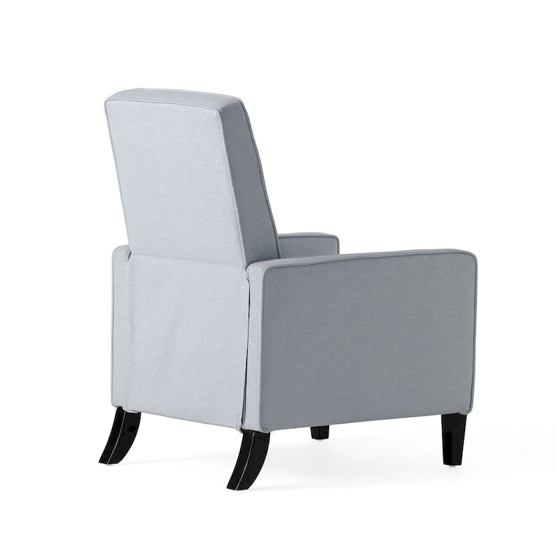 Fabric Pushback Recliner Club Armchair