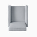 Fabric Pushback Recliner Club Armchair