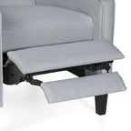Fabric Pushback Recliner Club Armchair