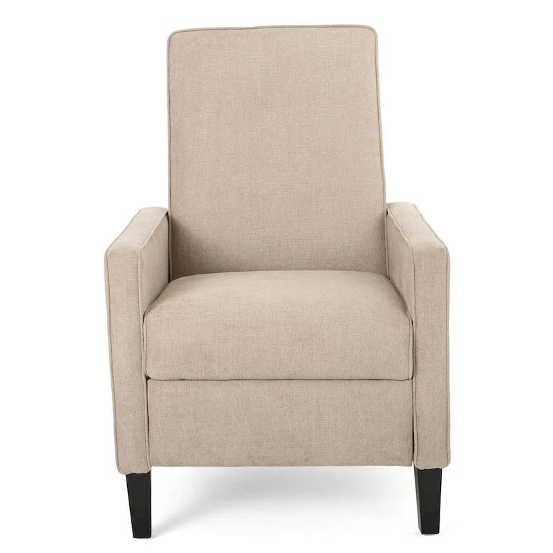 Fabric Pushback Recliner Club Armchair