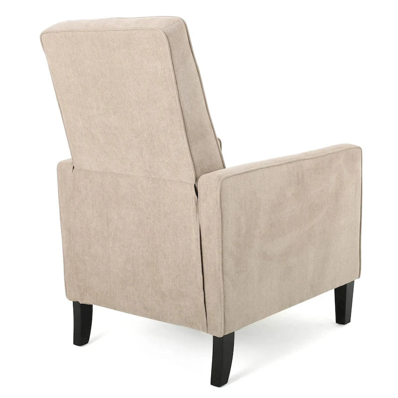 Fabric Pushback Recliner Club Armchair