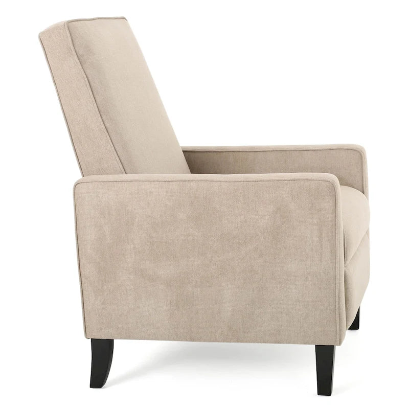 Fabric Pushback Recliner Club Armchair