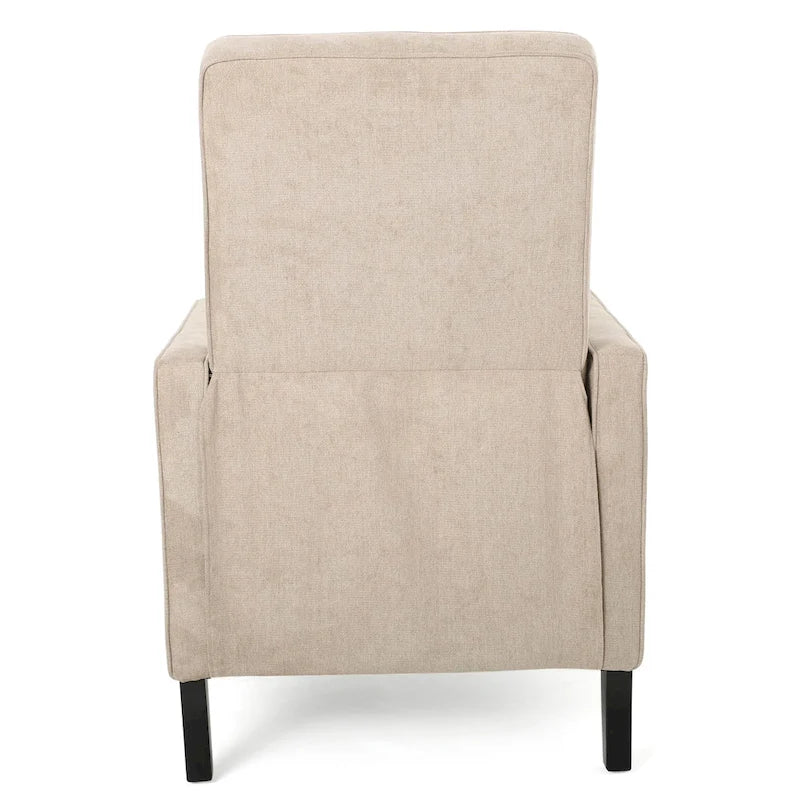 Fabric Pushback Recliner Club Armchair