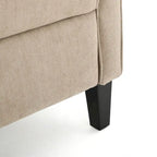 Fabric Pushback Recliner Club Armchair