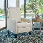 Fabric Pushback Recliner Club Armchair