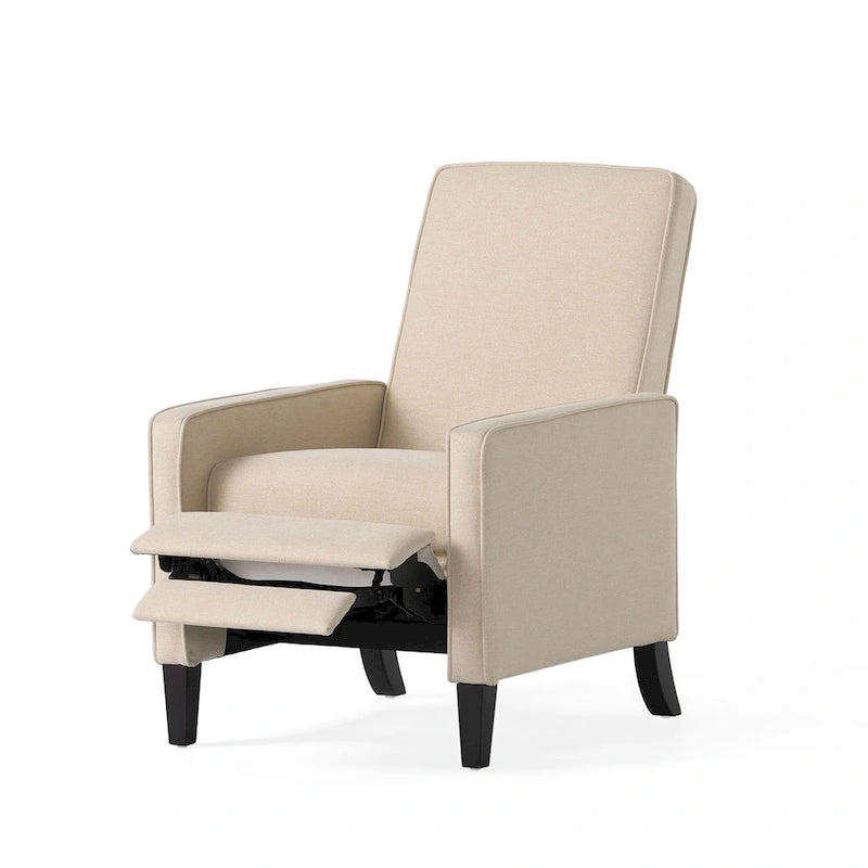 Fabric Pushback Recliner Club Armchair