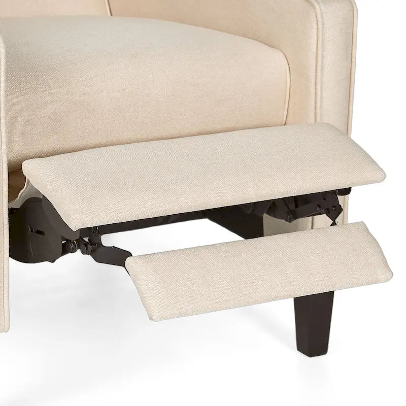 Fabric Pushback Recliner Club Armchair