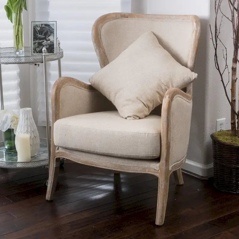 Crenshaw Fabric Wing Chair by 