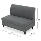 Fabric Storage Loveseat