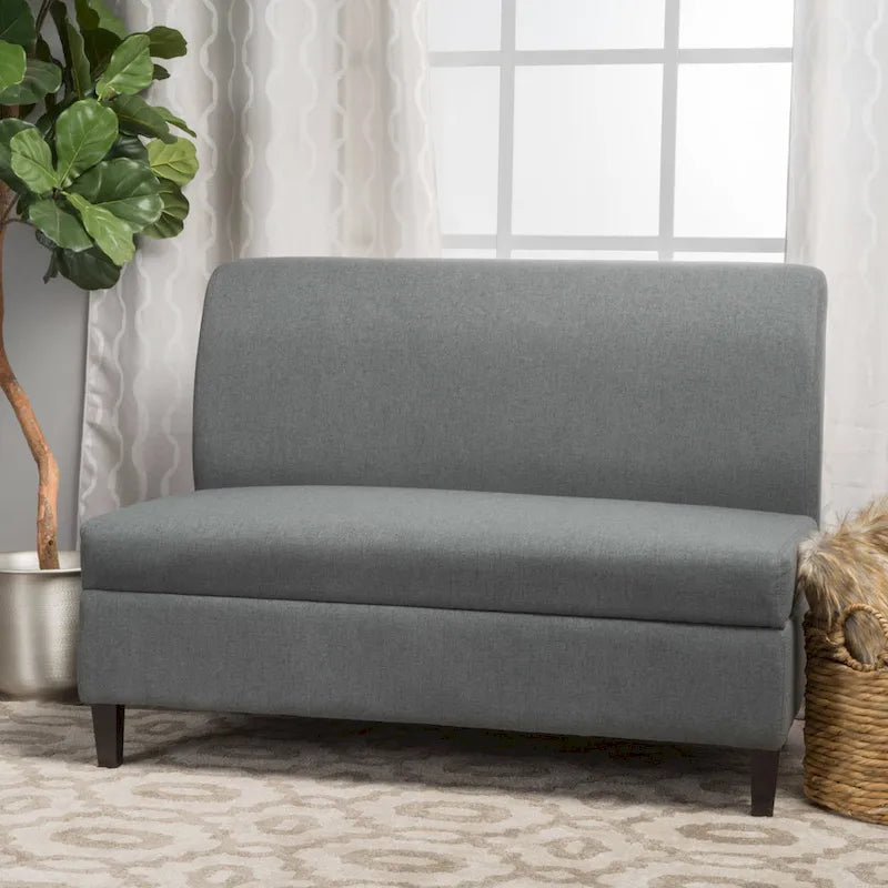 Fabric Storage Loveseat