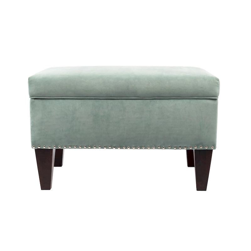 Upholstered Storage Bench with Hinged Lid - 30L x 22W x 20H in, 30 lbs