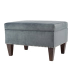 Upholstered Storage Bench with Hinged Lid - 30L x 22W x 20H in, 30 lbs