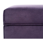Upholstered Storage Bench with Hinged Lid - 30L x 22W x 20H in, 30 lbs