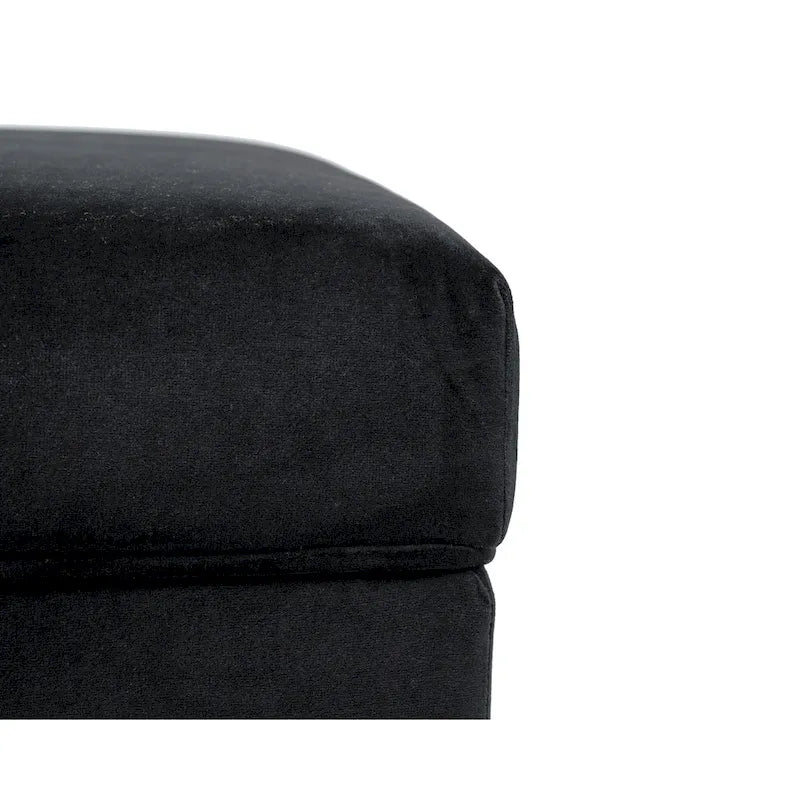 Upholstered Storage Bench with Hinged Lid - 30L x 22W x 20H in, 30 lbs