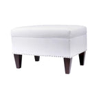Upholstered Storage Bench with Hinged Lid - 30L x 22W x 20H in, 30 lbs