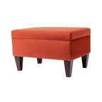 Upholstered Storage Bench with Hinged Lid - 30L x 22W x 20H in, 30 lbs