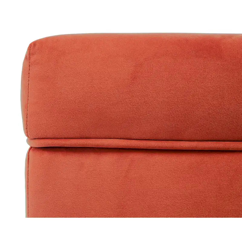 Upholstered Storage Bench with Hinged Lid - 30L x 22W x 20H in, 30 lbs