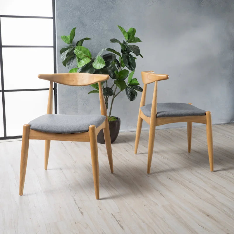 Mid-Century Modern Dining Chairs (Set of 2)