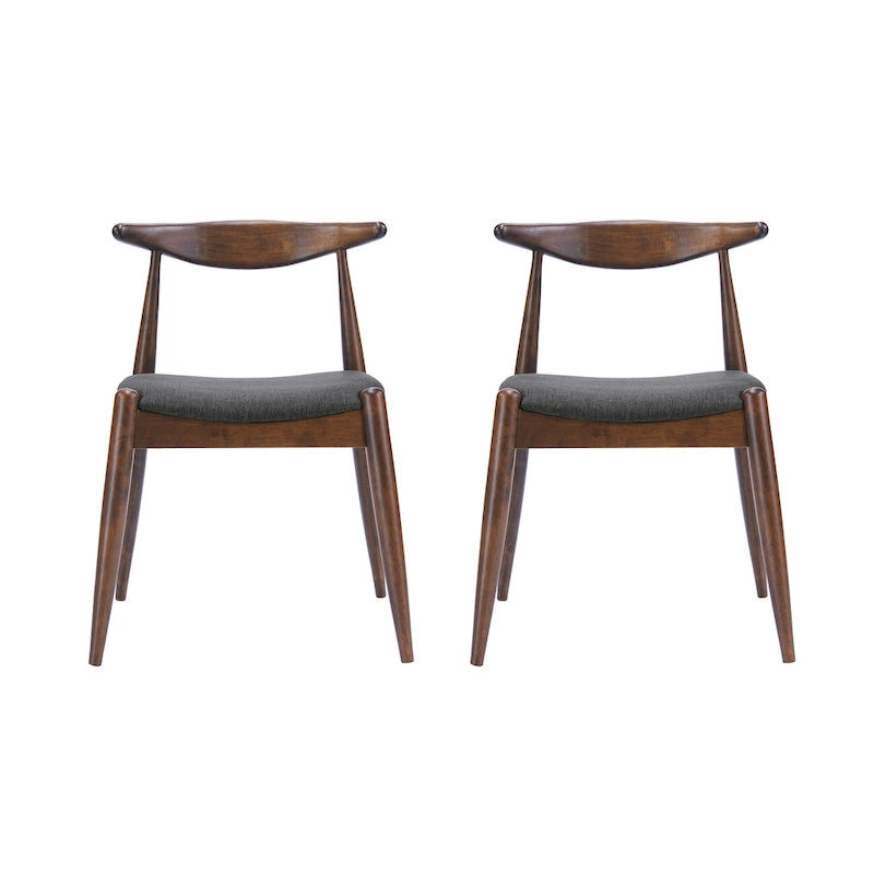 Mid-Century Modern Dining Chairs (Set of 2)