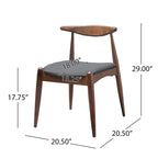 Mid-Century Modern Dining Chairs (Set of 2)
