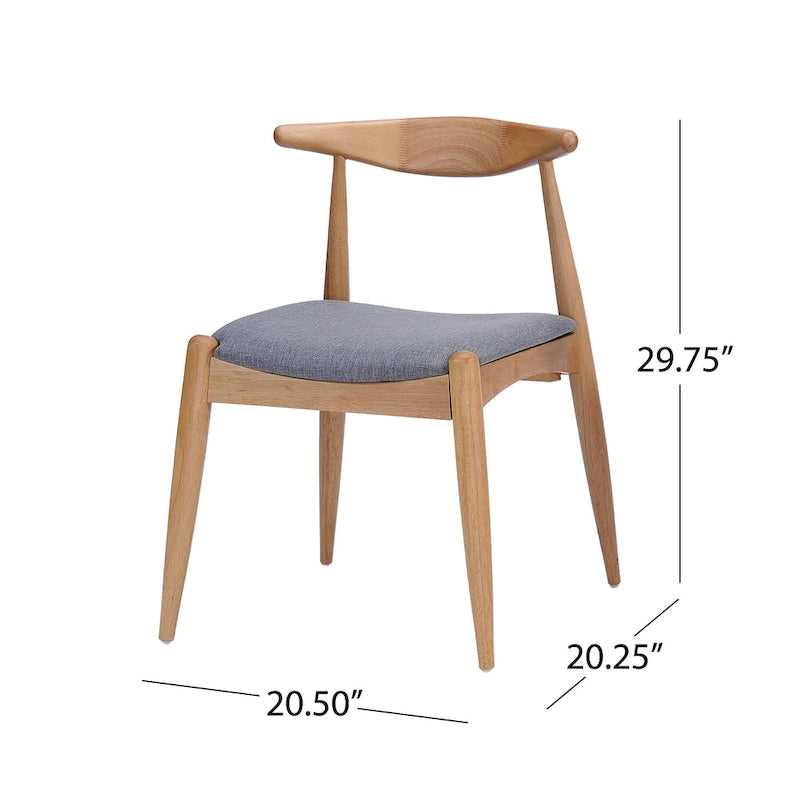 Mid-Century Modern Dining Chairs (Set of 2)