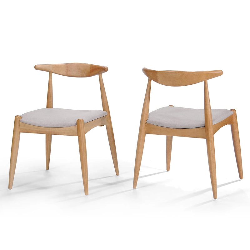 Mid-Century Modern Dining Chairs (Set of 2)