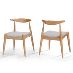 Mid-Century Modern Dining Chairs (Set of 2)