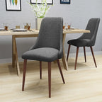 Sabina Mid Century Fabric Dining Chair (Set of 2) by 