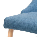 Mid Century Fabric Dining Chair (Set of 2)