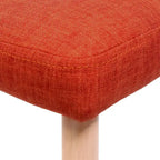 Mid Century Fabric Dining Chair (Set of 2)