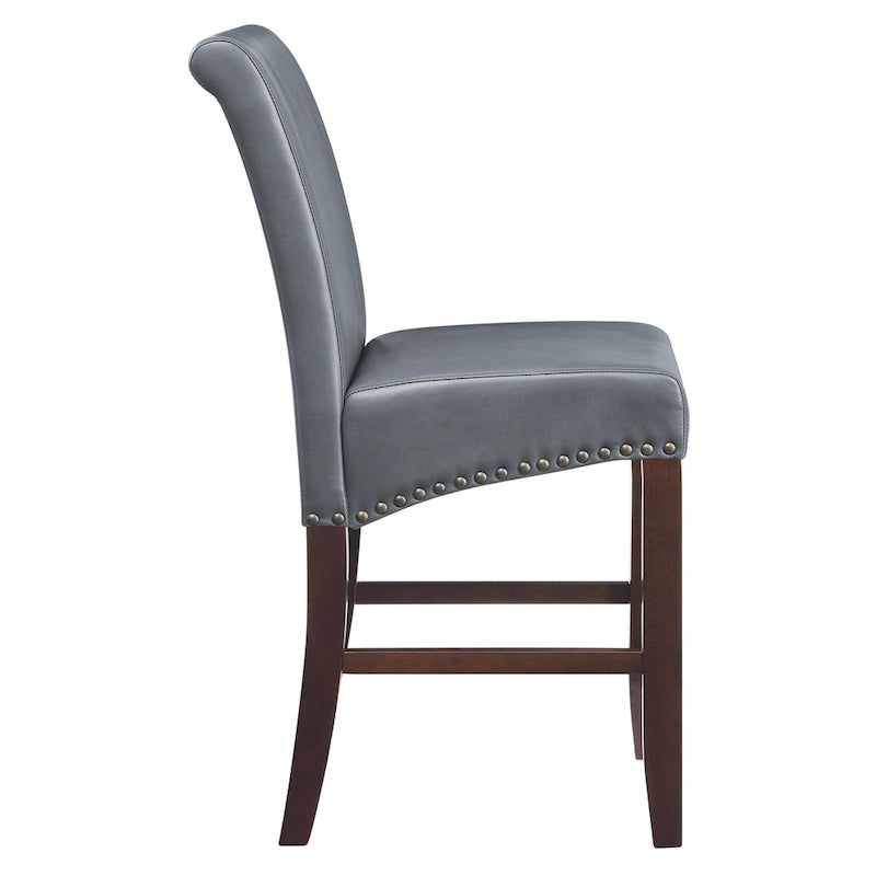 24 Parsons Barstool with Nailheads