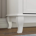 6-Drawer Lacquer Dresser Chest - CARB P2 Certified MDF, 55.11"W x 15.74"D x 31.49"H